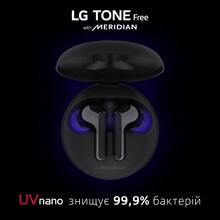 Гарнитура LG TONE Free FN6 True Wireless Black (HBS-FN6.ABRUBK)