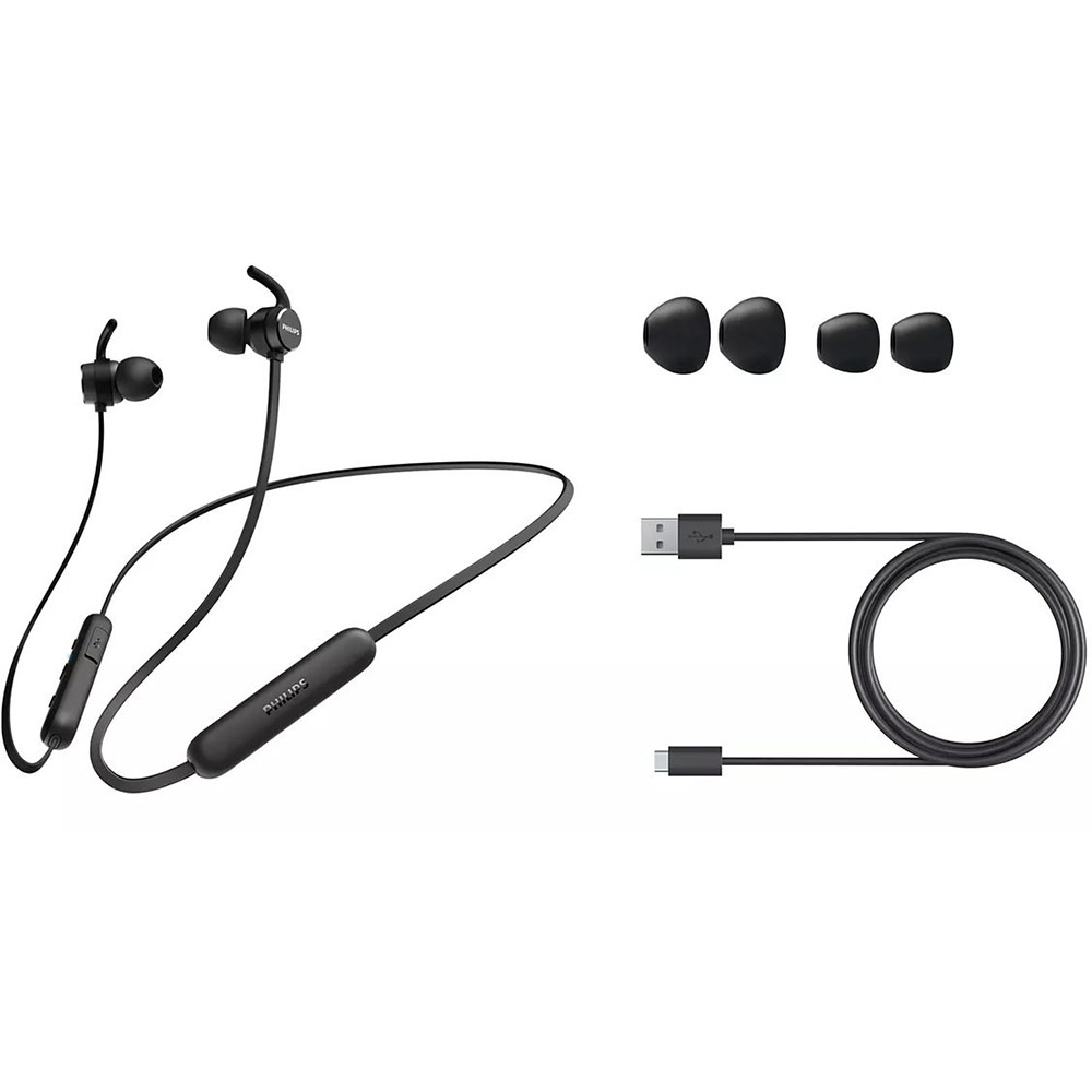 Гарнитура PHILIPS TAE1205 In-ear Wireless Mic Black (TAE1205) Конструкция вкладыши (в ушную раковину)