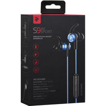 Гарнитура 2E S9 WiSport In Ear Waterproof Wireless Mic Blue (2E-IES9WBL)