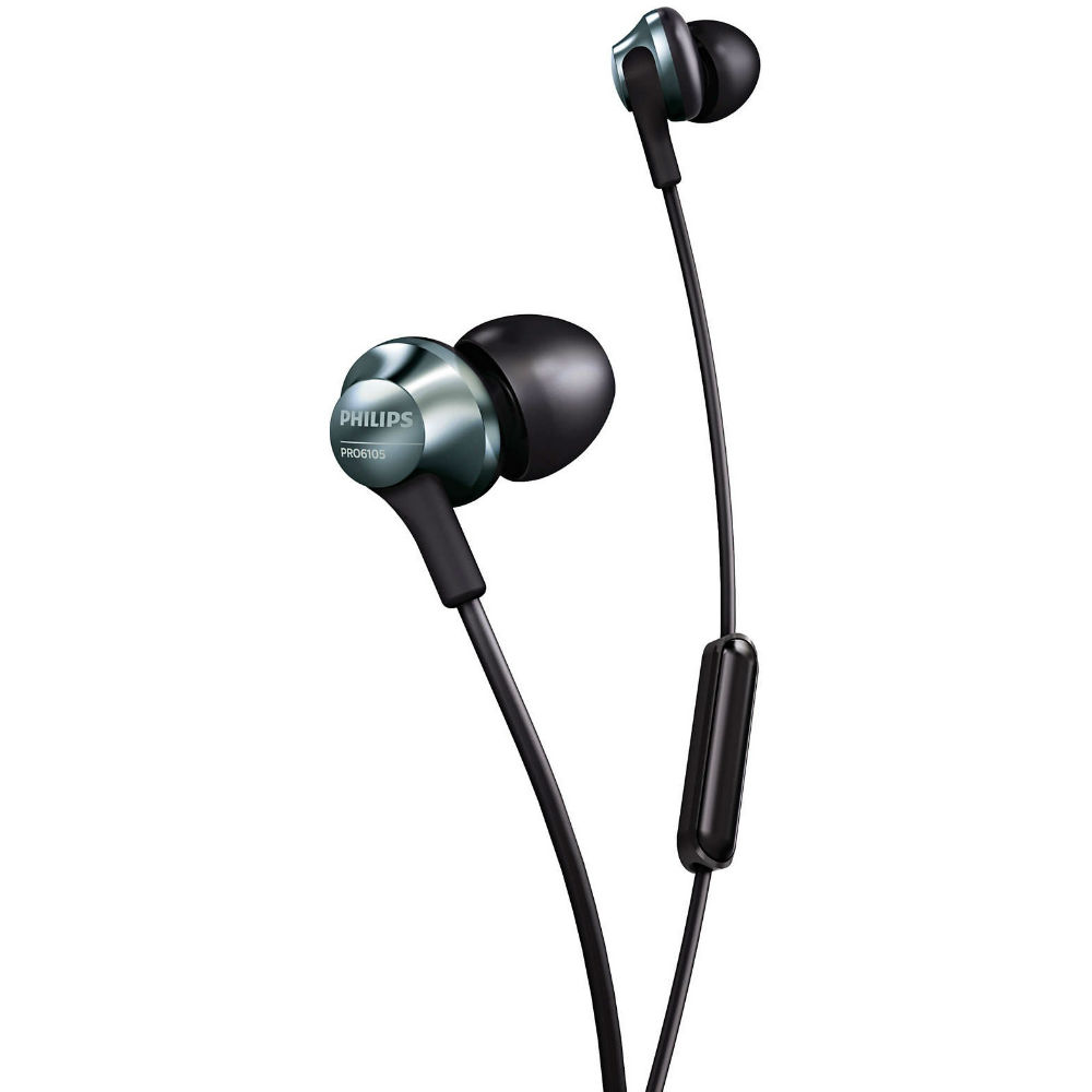 

Гарнитура PHILIPS Performance PRO6105BK In-ear Hi-Res Mic Black (PRO6105BK/00), Performance PRO6105BK In-ear Hi-Res Mic Black