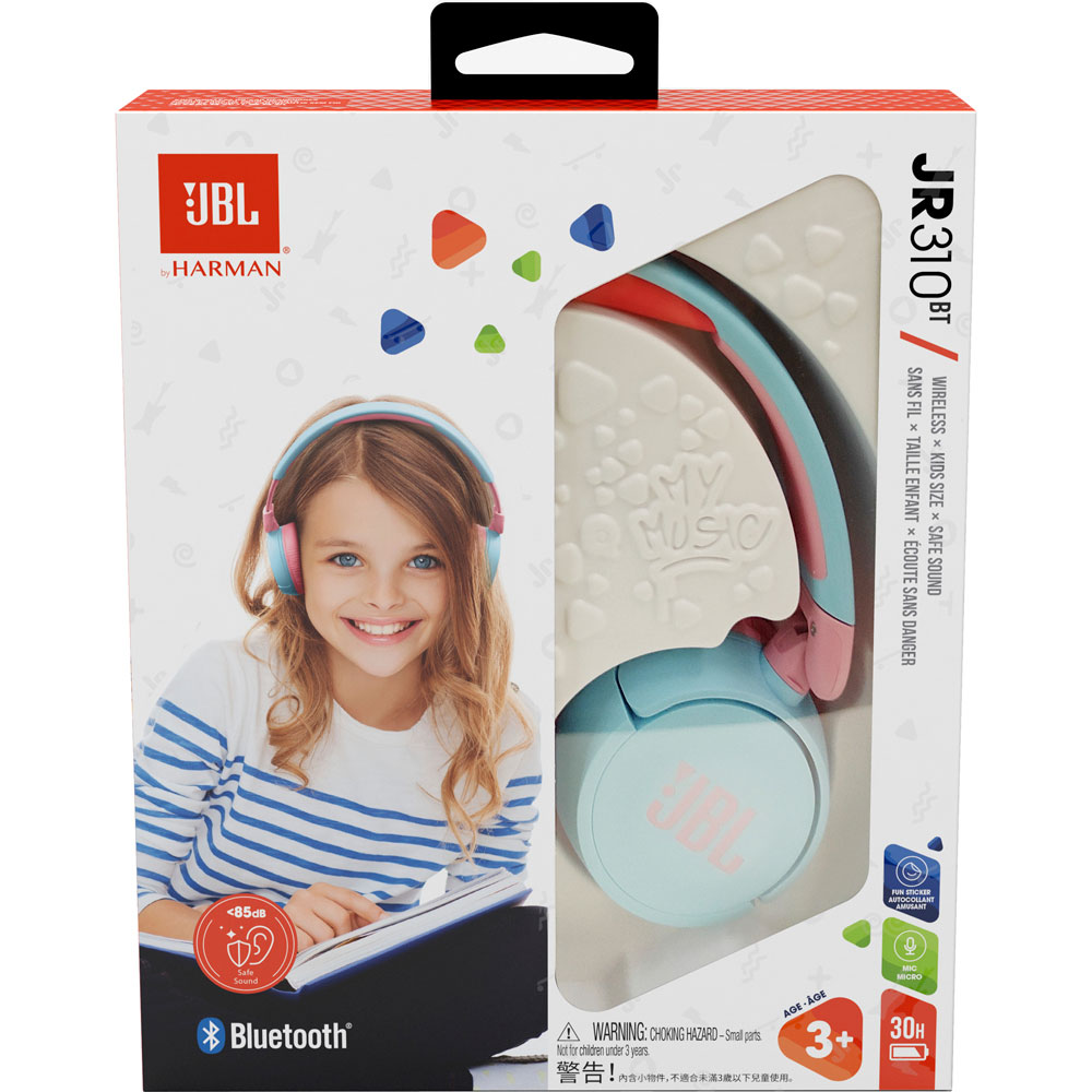 Внешний вид Гарнитура JBL JR310BT Blue (JBLJR310BTBLU)