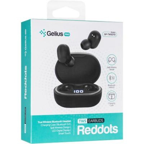 Фото 14 Гарнітура GELIUS Pro Reddots TWS Earbuds GP-TWS010 Black