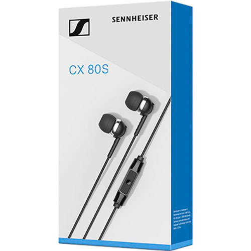 Гарнітура SENNHEISER CX 80 S (508896) Конструкція внутрішньоканальні (у вушний канал)