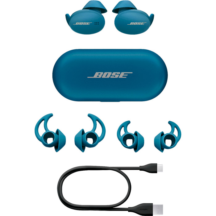 Гарнитура BOSE Sport Earbuds Baltic Blue (805746-0020) Крепление TWS (без провода)