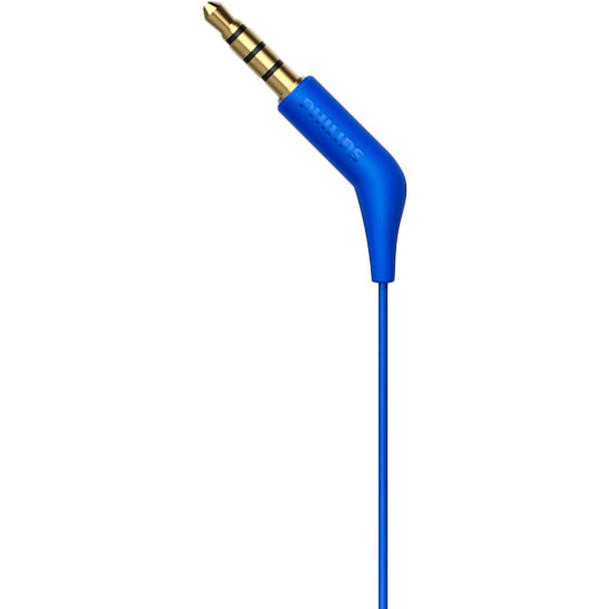 Гарнитура PHILIPS TAE1105 In-ear Mic Blue (TAE1105BL/00) Подключение проводное