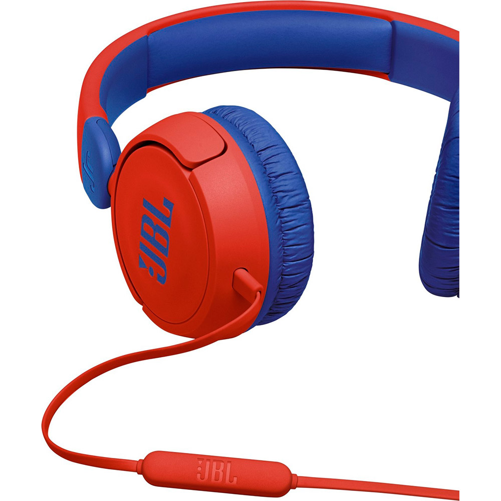 Гарнитура JBL JR310 Red (JBLJR310RED) Конструкция накладные (накладываются на ухо)