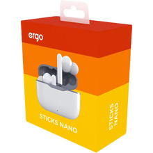 Гарнітура ERGO BS-710 Sticks Nano White (BS-710W)