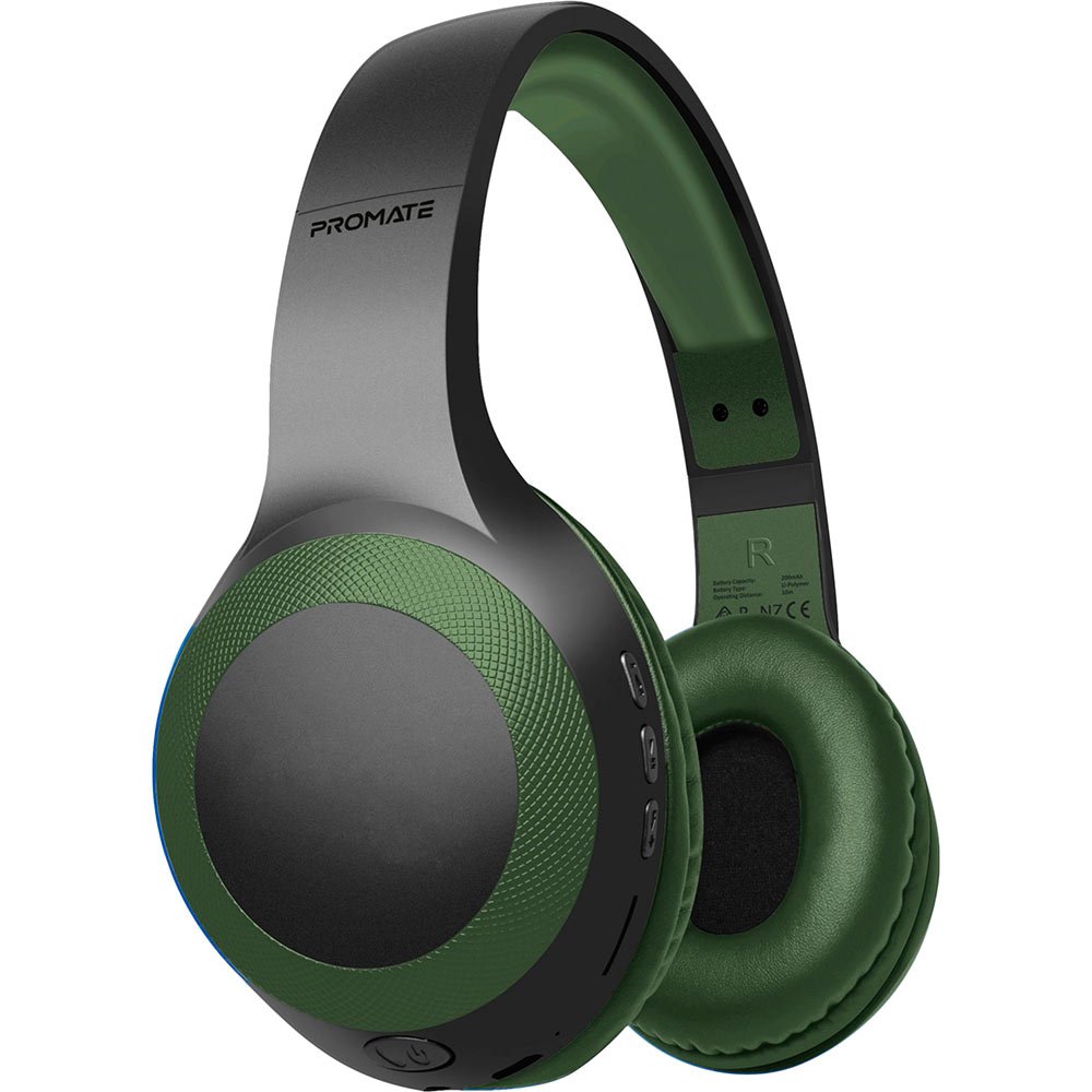 Гарнитура Promate LaBoca Bluetooth 5.0 MidNight Green (laboca.midnightgreen)