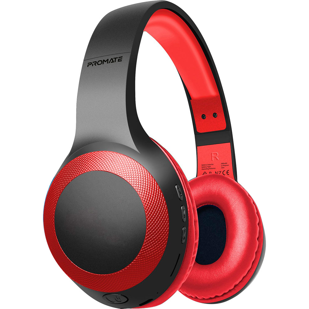 Гарнітура Promate LaBoca Bluetooth 5.0 Red (laboca.red)