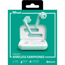 Гарнітура TRUST Primo Touch True Wireless Mic Mint (23781)