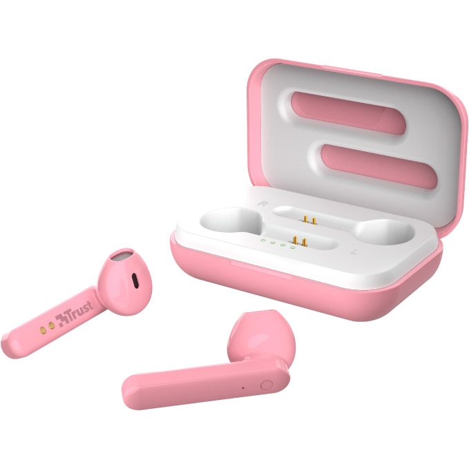 Гарнитура TRUST Primo Touch True Wireless Mic Pink (23782) Вид гарнитура