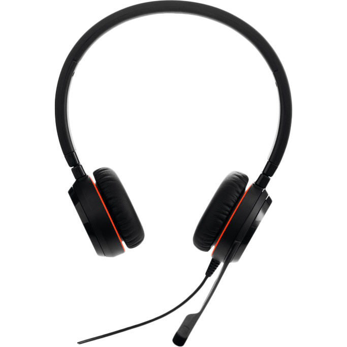 Гарнітура JABRA EVOLVE 40 MS Stereo Black (6399-823-109) Кріплення дуга (над головою)