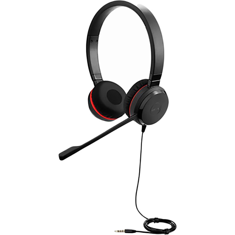 Гарнітура JABRA EVOLVE 40 MS Stereo Black (6399-823-109) Конструкція накладні (накладаються на вухо)