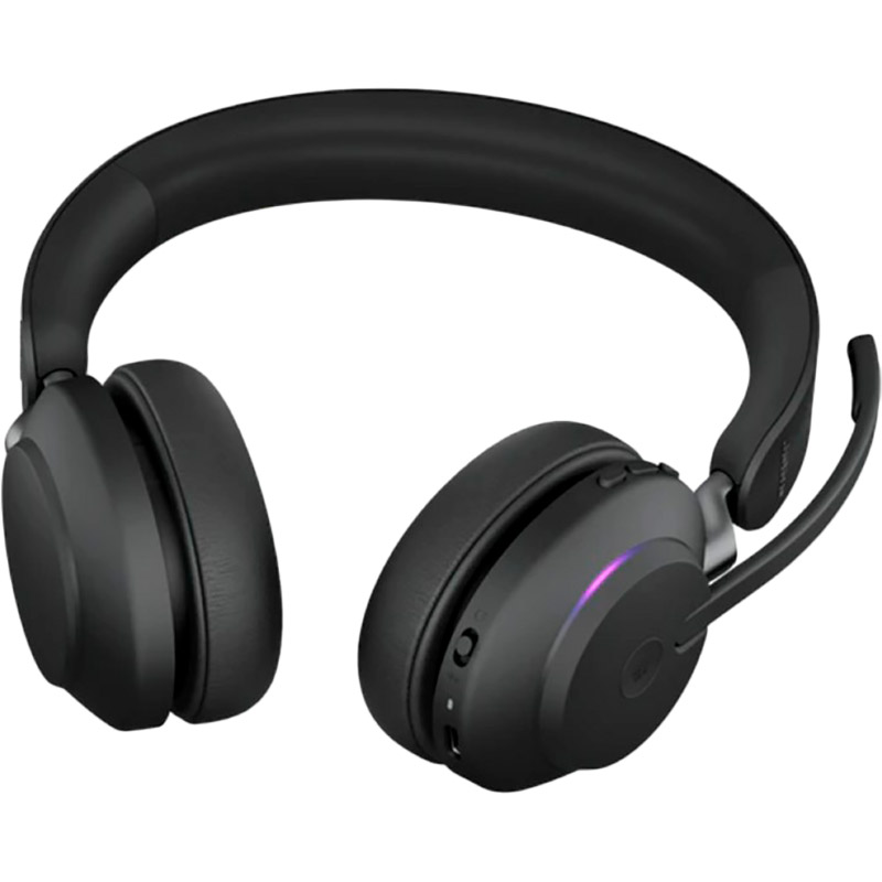 Гарнитура JABRA Evolve2 65 MS USB-A Stereo Black (26599-999-999) Конструкция накладные (накладываются на ухо)