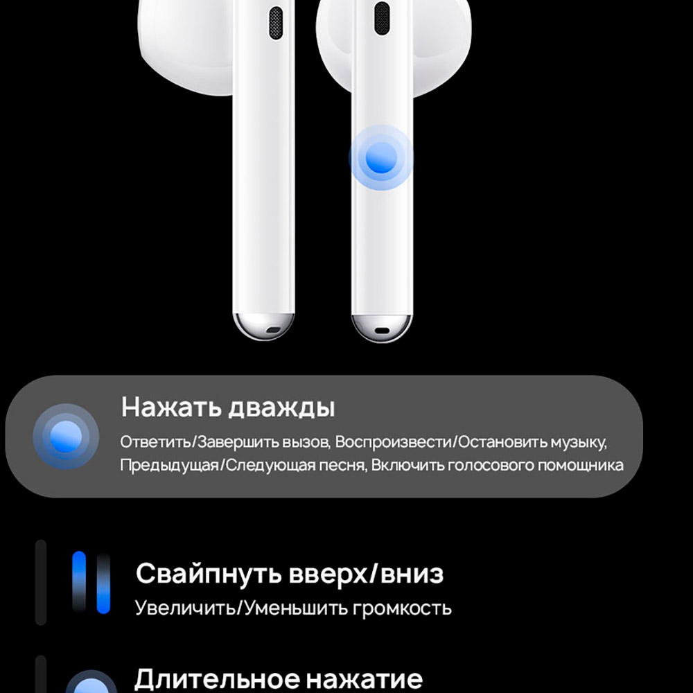 Фото 14 Гарнітура HUAWEI Freebuds 4 Ceramic White