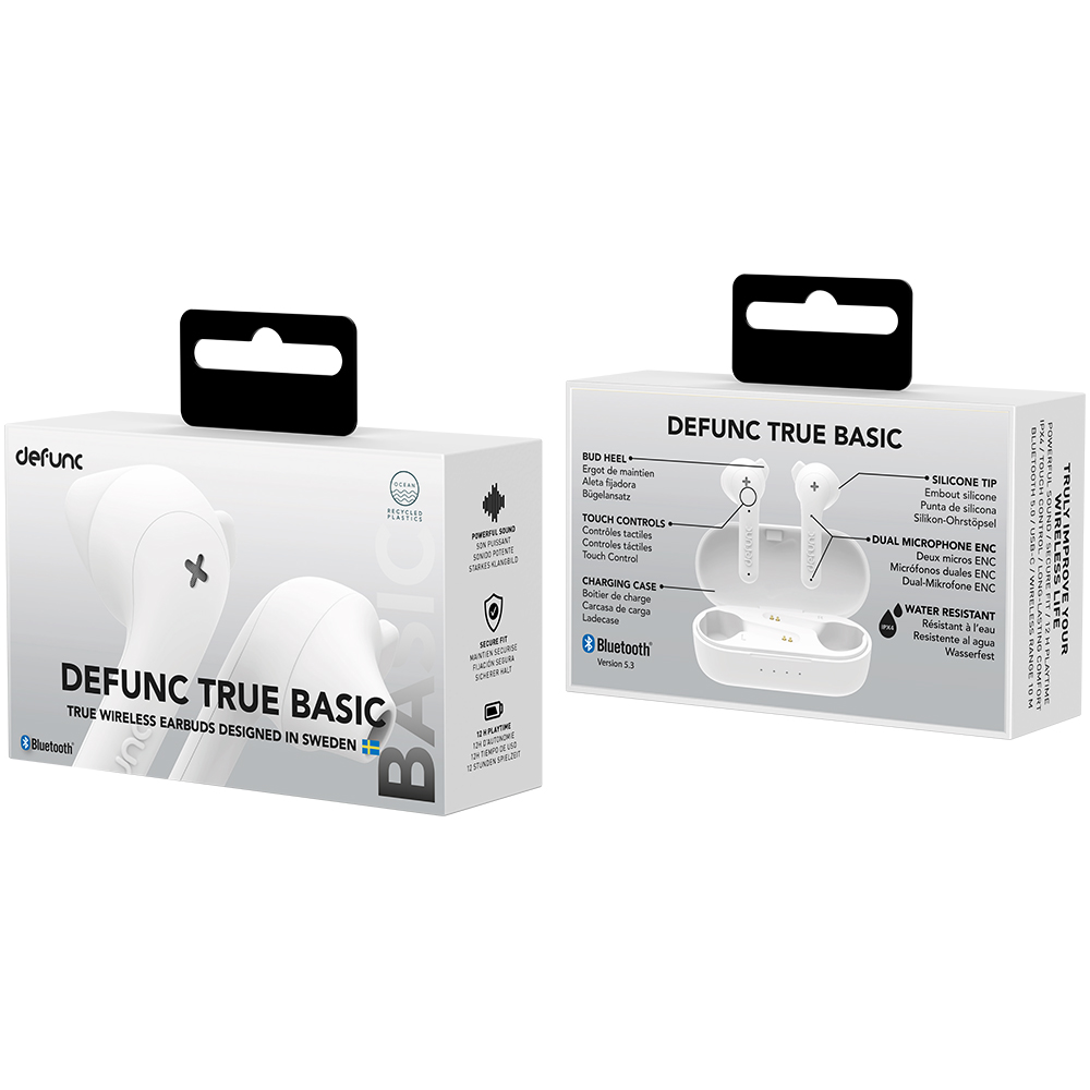 Фото Гарнитура DEFUNC TRUE BASIC White