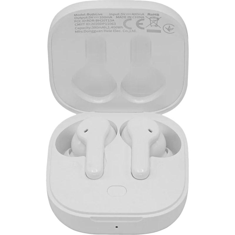 Гарнитура AIR MUSIC BudsLive White Акустическое оформление закрытые