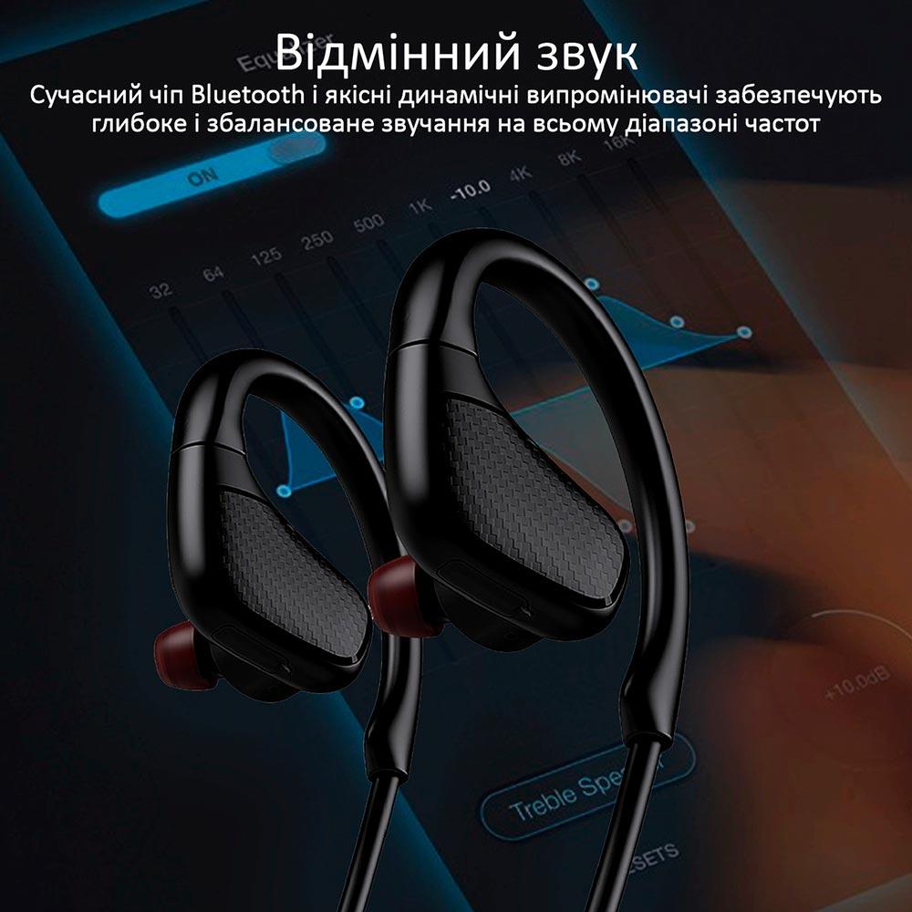 Фото Гарнітура PROMATE Spirit Black (spirit.black)