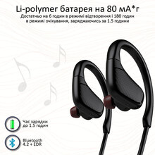 Гарнітура PROMATE Spirit Black (spirit.black)