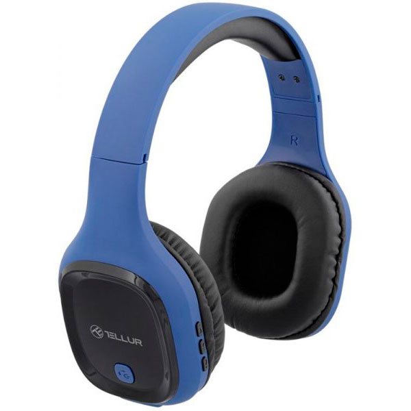 

Гарнитура TELLUR Pulse Bluetooth Over-Ear Blue (TLL511281), Pulse Bluetooth Over-Ear Blue