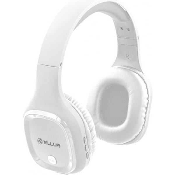 

Гарнитура TELLUR Pulse Bluetooth Over-Ear White, Pulse Bluetooth Over-Ear White