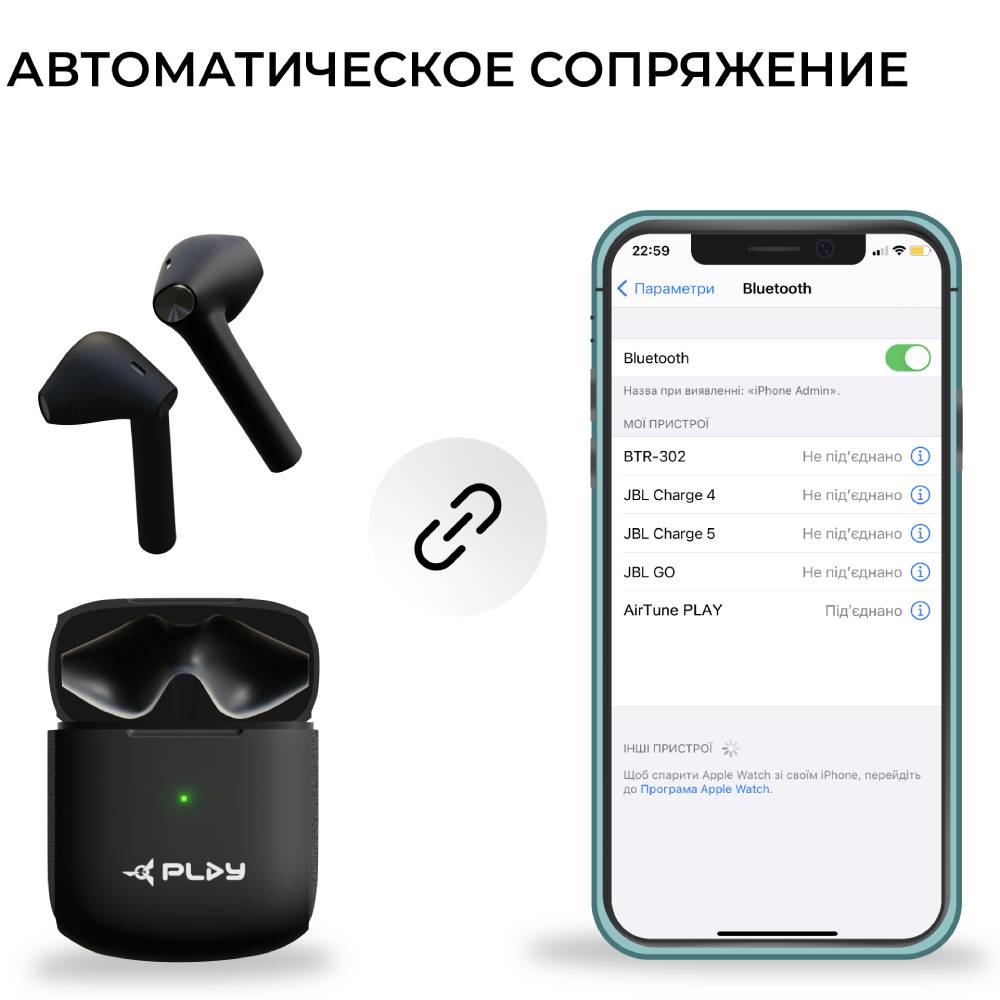 Заказать Гарнитура AIRON AirTune PLAY Black