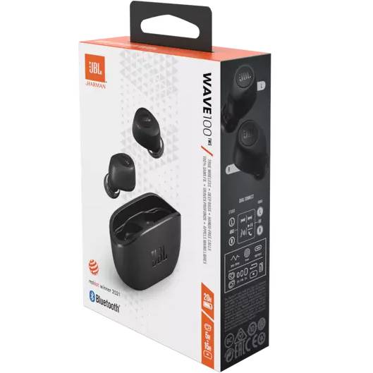 Покупка Гарнітура JBL WAVE 100TWS Black (JBLW100TWSBLK)