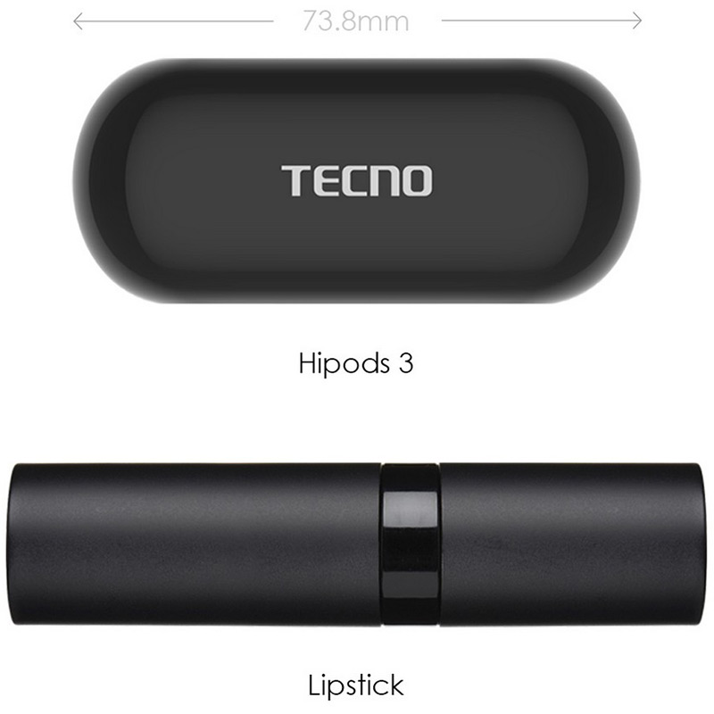 В Україні Гарнітура TECNO Hipods H3 Black (4895180768019)