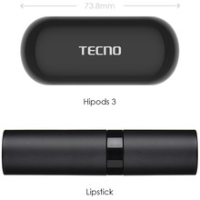 Гарнітура TECNO Hipods H3 Black (4895180768019)