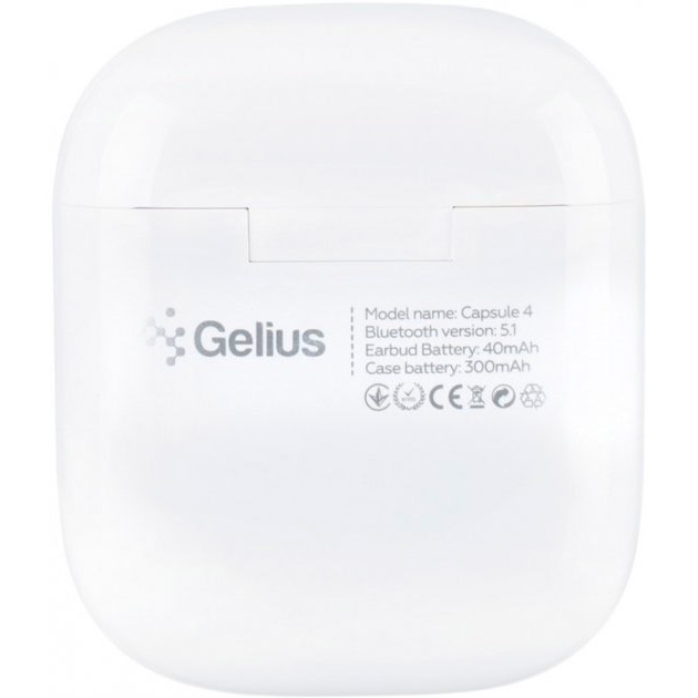 Замовити Гарнітура GELIUS Pro Capsule 4 GP-TWS-004i White