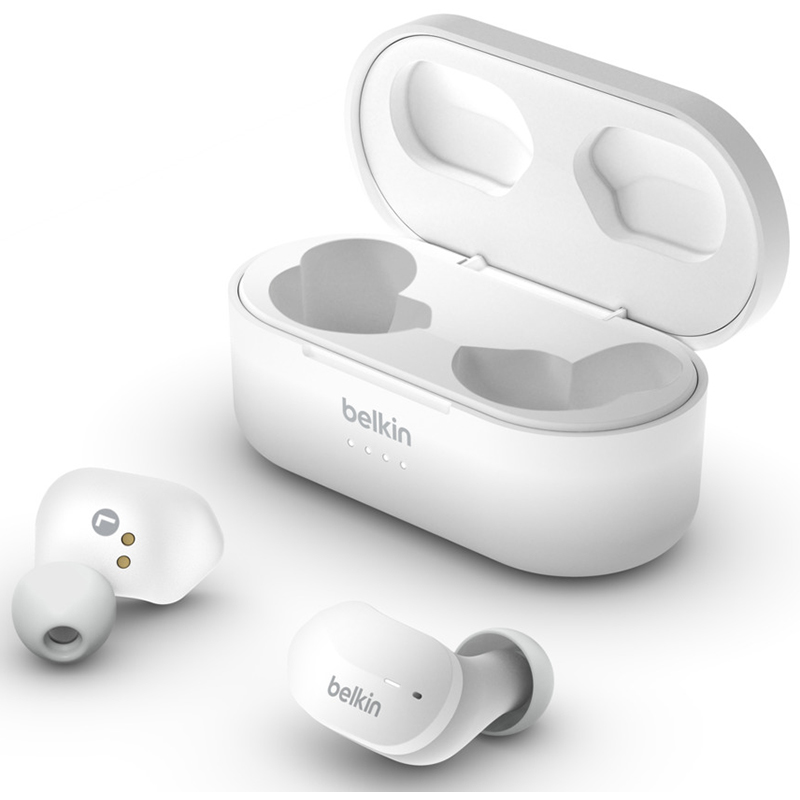 Гарнитура BELKIN Soundform True Wireless White (AUC001BTWH) Крепление TWS (без провода)