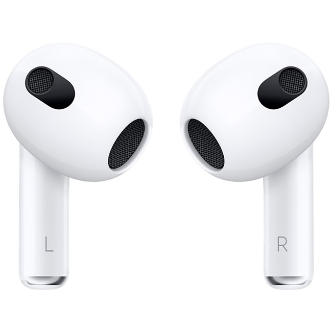 Гарнитура APPLE AirPods 3rd generation with Lightning Charging Case (MPNY3TY/A) Дополнительно IPX4