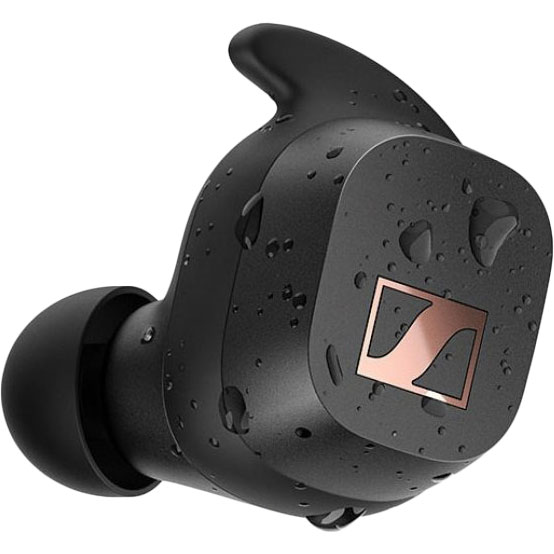 Гарнітура SENNHEISER SPORT True Wireless Black (509299) Додатково Підтримка кодеків: SBC+AAC; Матеріал амбушюр: Силікон; Чашки: Круглі; Конструкція мікрофона: Вбудований у корпус навушників; Профілі Bluetooth: A2DP, AVRCP, HFP/SBC, AAC, aptX