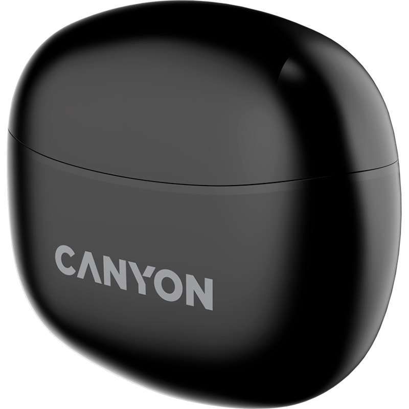 Гарнитура CANYON TWS-5 Bluetooth Black (CNS-TWS5B) Акустическое оформление закрытые