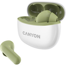 Гарнітура CANYON TWS-5 Bluetooth Green (CNS-TWS5GR)