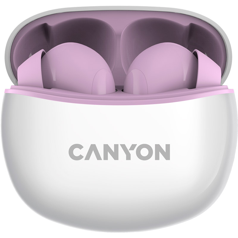 Гарнітура CANYON TWS-5 Bluetooth Purple (CNS-TWS5PU)