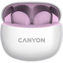 Гарнитура CANYON TWS-5 Bluetooth Purple (CNS-TWS5PU)
