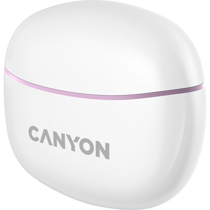 Гарнітура CANYON TWS-5 Bluetooth Purple (CNS-TWS5PU) Акустичне оформлення закриті