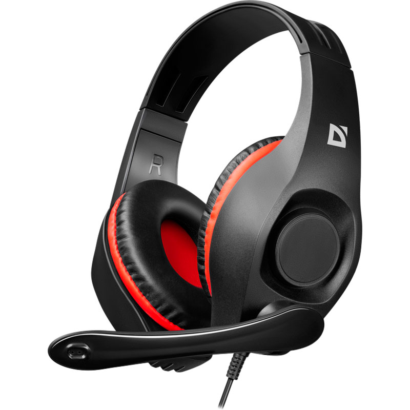 Гарнитура DEFENDER Tune 130 Black-Red (63130)