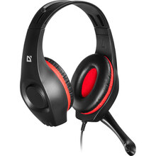 Гарнитура DEFENDER Tune 130 Black-Red (63130)