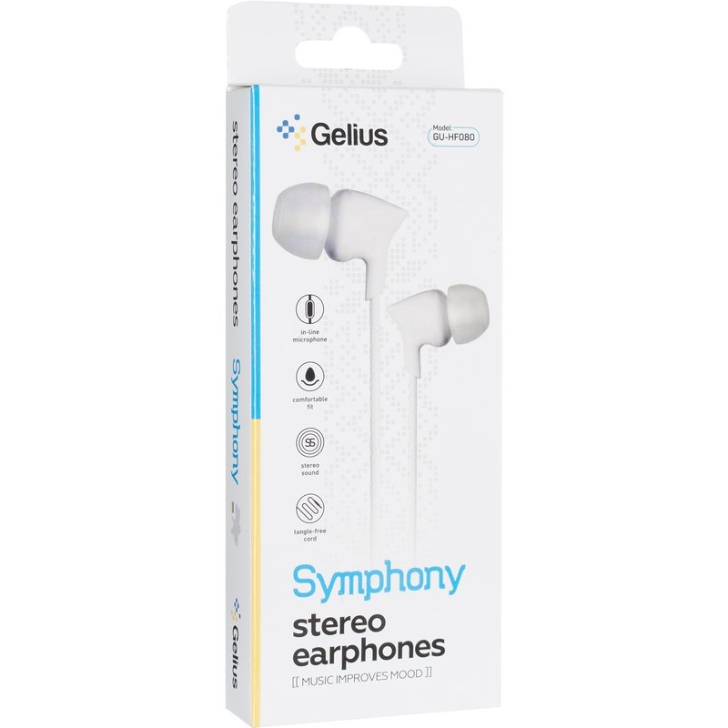 Гарнітура Gelius Ultra Symphony GU-080 White (00000075356) Вид гарнітура