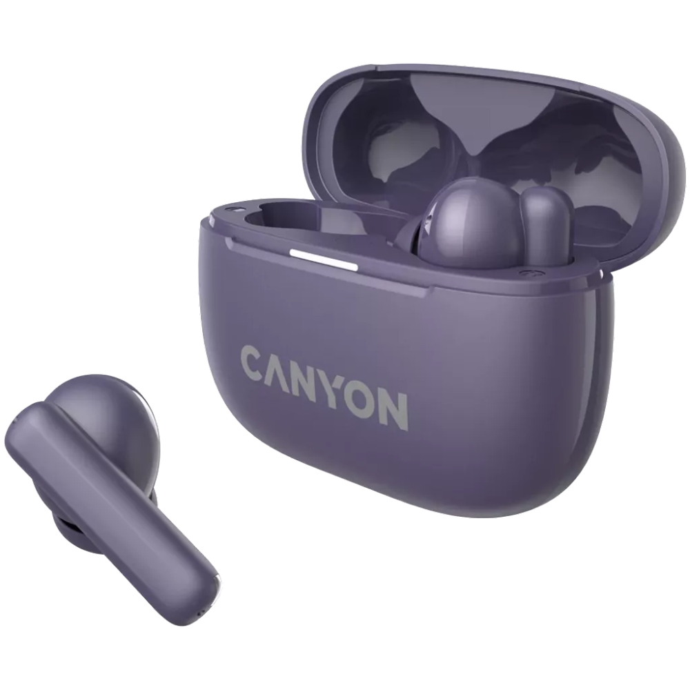 Гарнитура CANYON OnGo TWS-10 Purple (CNS-TWS10PL) Акустическое оформление закрытые