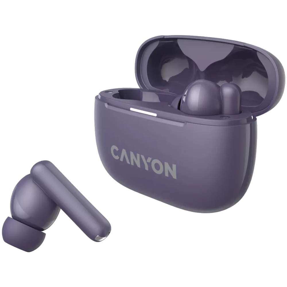 Гарнитура CANYON OnGo TWS-10 Purple (CNS-TWS10PL) Крепление TWS (без провода)