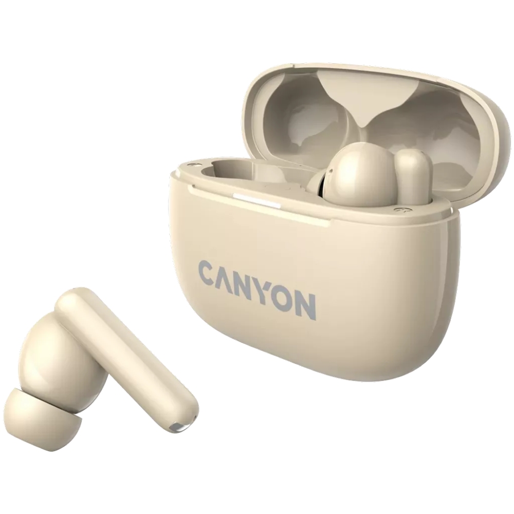 Гарнітура CANYON OnGo TWS-10 Beige (CNS-TWS10BG) Кріплення TWS (без дроту)