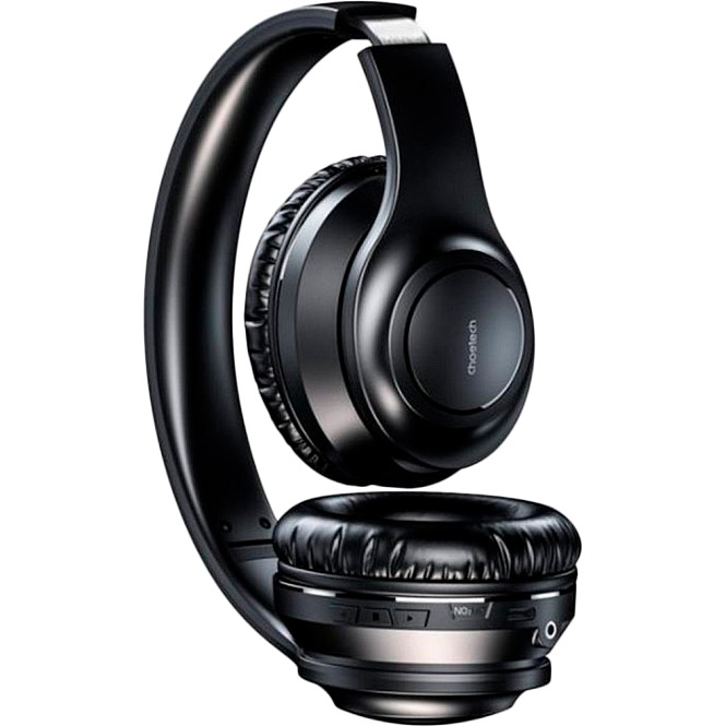 Гарнитура CHOETECH BH-T04 Black Конструкция полноразмерные (полный обхват уха)