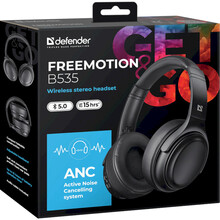 Гарнітура DEFENDER FreeMotion B535 Bluetooth ANC Вlack (63535)