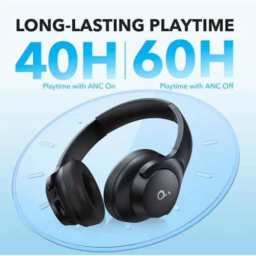 Гарнитура ANKER SoundСore Q20i Black (A3004G11) Крепление дуга (над головой)