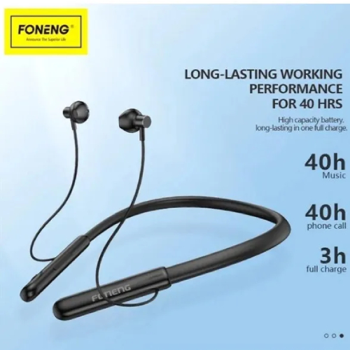 Гарнітура FONENG BL37 Digital Display Neckband Bluetooth (BL37-BE-DDN) Вид гарнітура