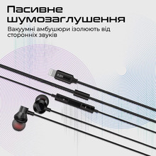 Гарнитура Promate Vibe-LT Black (vibe-lt.black)