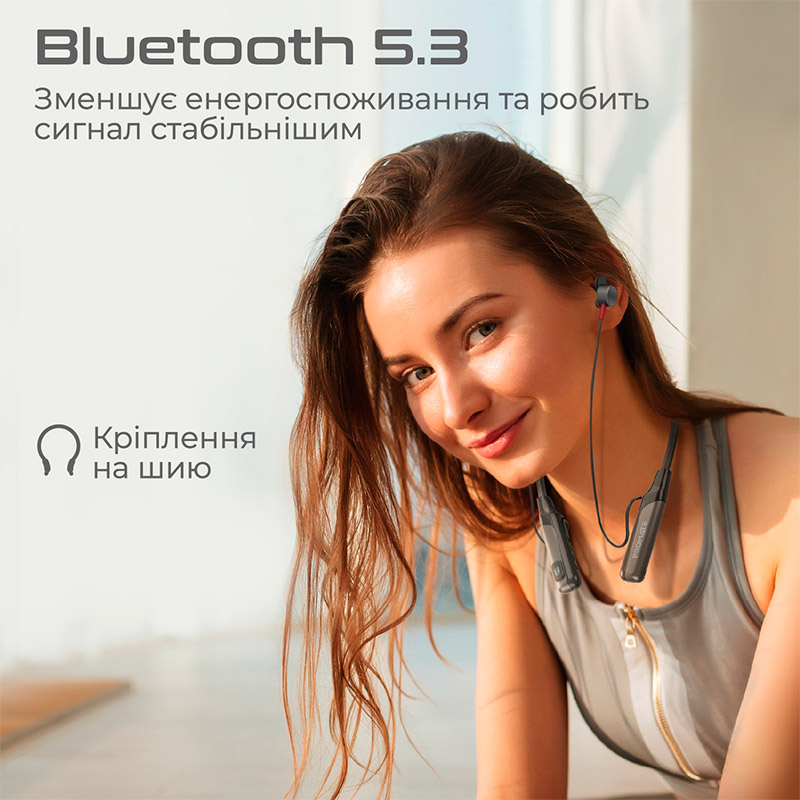 Гарнитура Promate Blend Black (blend.black) Дополнительно Частота Bluetooth: 2.4 GHz; Тип батареи: Li-Polymer; Емкость батареи: 400 mAh; Вход USB-C: DC 5V/400 mA; 